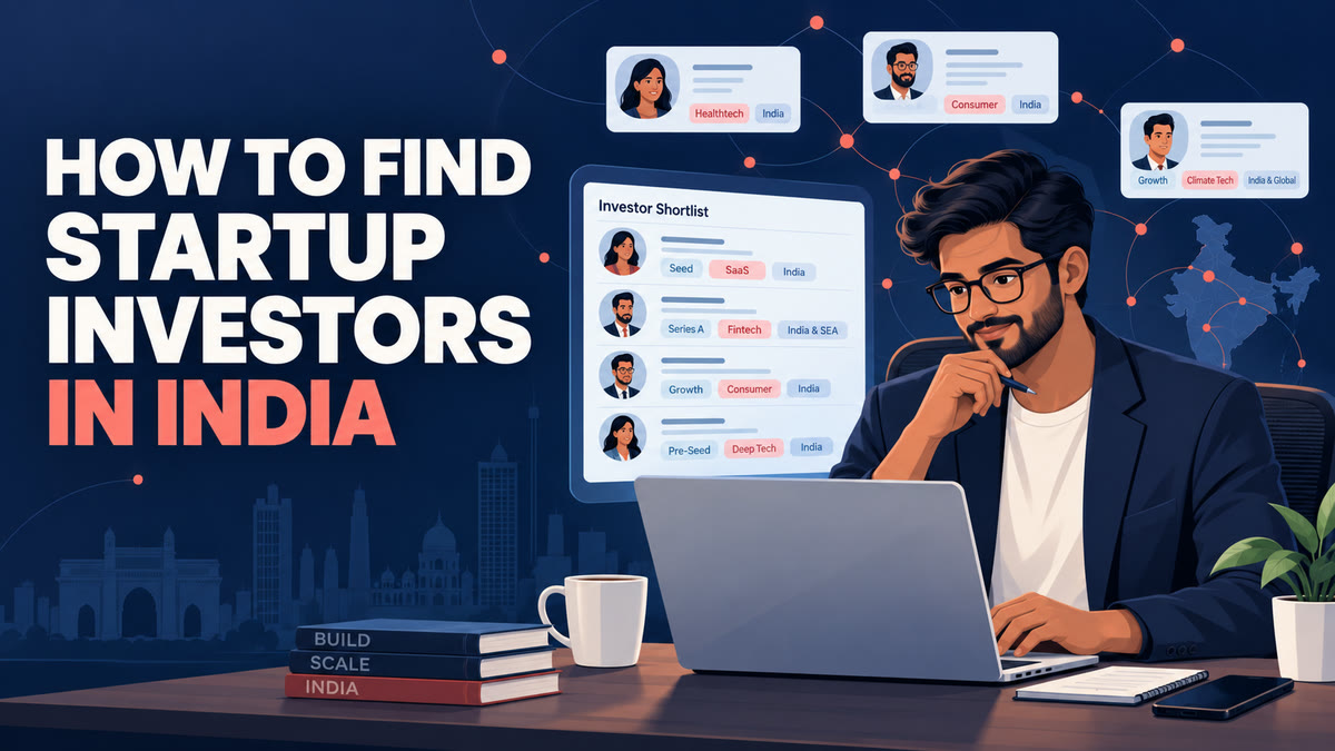 Building an investor list and securing startup funding introductions in India