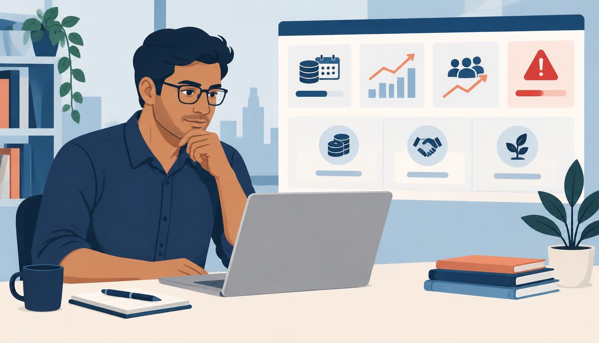 Startup investor update covering key metrics, cash position, setbacks and asks
